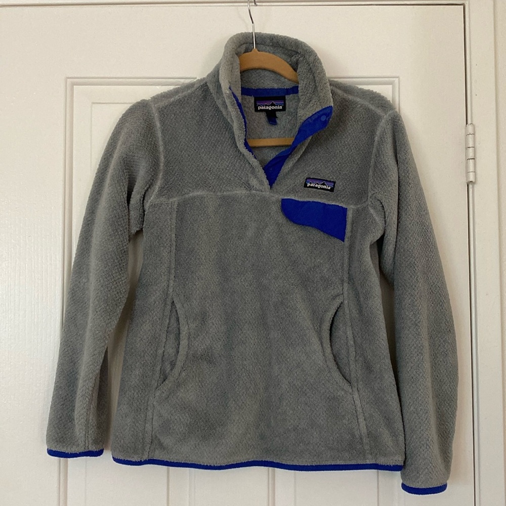 Patagonia PolarTec Fleece Snap T Pullover Size Small